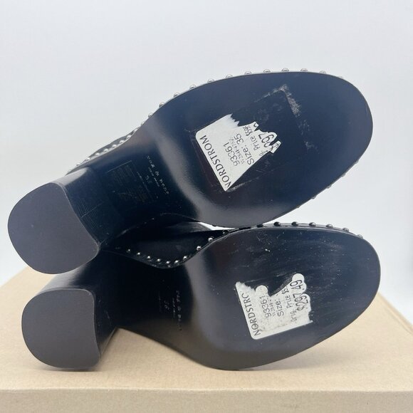 Rag & Bone Romi Studded Waxy Black Suede Chelsea Boots Womens EU 35 US 5 $595 - Picture 10 of 12
